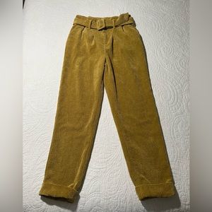 Wild fable mustard yellow corduroy trousers. Size 2.
